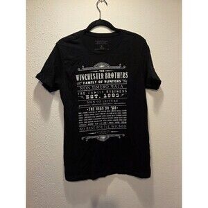 Supernatural T-Shirt Adult Men’s Medium Black Join The Hunt Short Sleeve